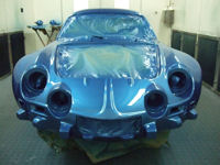 Renault Alpine Restoration, Classic Car Spraying